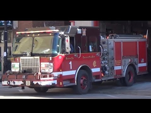Chicago Fire Department Engine 1 Responding - YouTube