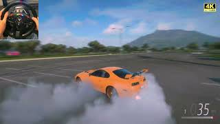 Insane Drifts with Toyota Supra MK4 1300HP 4K HDR Gameplay | Forza Horizon 5 | SteeringWheel Driving