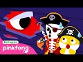 Chumbala Cachumbala Esqueletos Piratas | 💀 Halloween | Pinkfong, Bebê Tubarão! Canções para Crianças