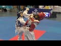 Taekwondo girl foot slap 
