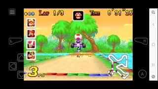 Mario goes crazy in this one [Let's Play Mario Kart Super Circuit] screenshot 3