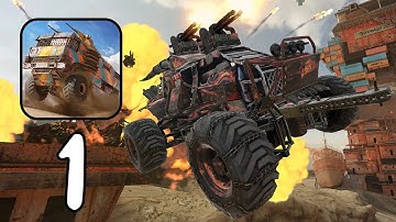 Crossout Mobile Craft War Cars - ‏‏Gameplay walkthrough Part 1 (iOS, Android)