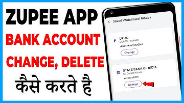 zupee bank account delete kaise kare || zupee bank account change kaise kare || zupee bank account