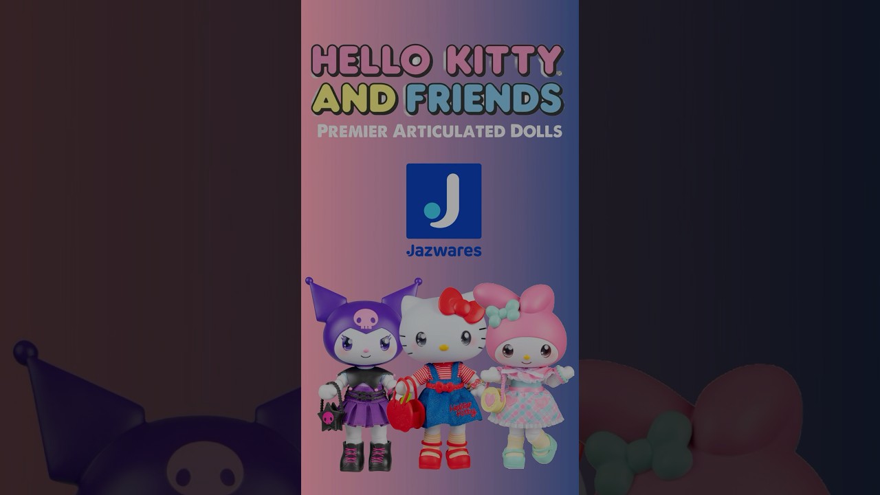 Hello Kitty and Friends Articulated Premier Dolls by Jazwares (Available at Jazwares and Amazon)