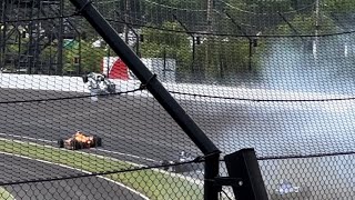 2023 Indy 500 | Fan Video of Pato O Ward CRASH