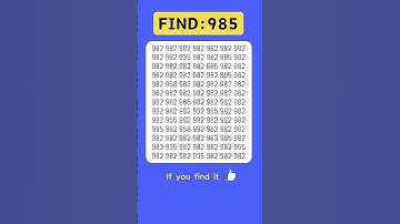 Find odd numbers - 985 - #odd #quiz #braintest