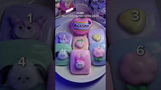 wax cracking cute #kuromi  themed candy packs #asmr #clayasmr #waxcracking #shorts #pochacco #melody