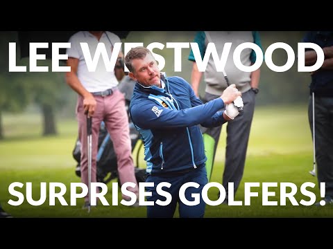 LEE WESTWOOD SURPRISES GOLFERS at CLOSE HOUSE: Ryder Cup star treats YGT Clients to Bunker Tips