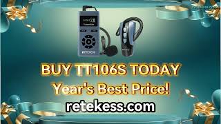 Retekess TT106S Tour Guide System ：Clear Communication for Tours, Meetings &amp; More