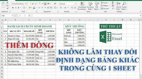 Làm thế nào để kẻ bảng trong excel năm 2024