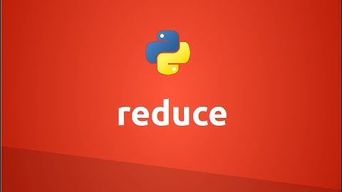 reduce function in Python