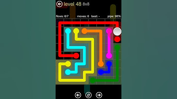 Flow Free 8x8 Mania Pack Level 48 Walkthrough