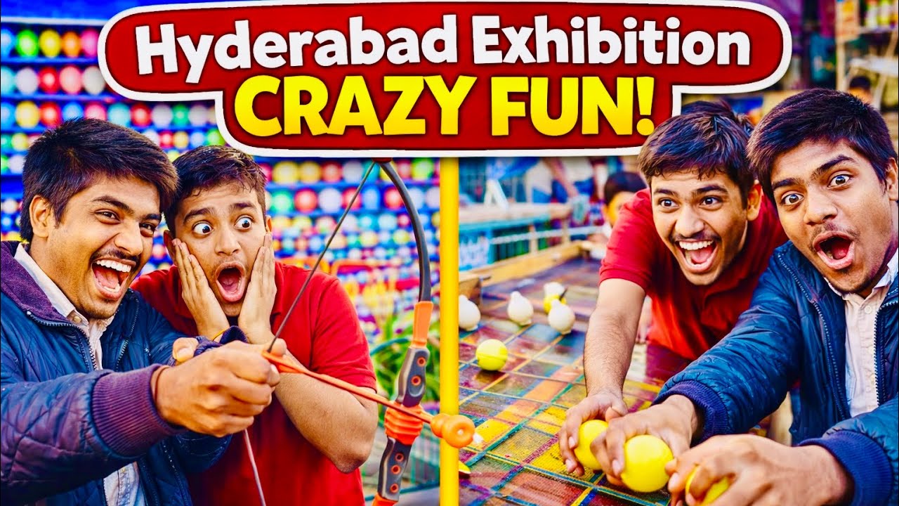 10 Games Challenge at Hyderabad Exhibition 🤯 | Kids Fun & Crazy Games!