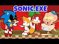 Mongo e Drongo em Esse Sonic EXE, hein? Desenho animado com Sonic EXE