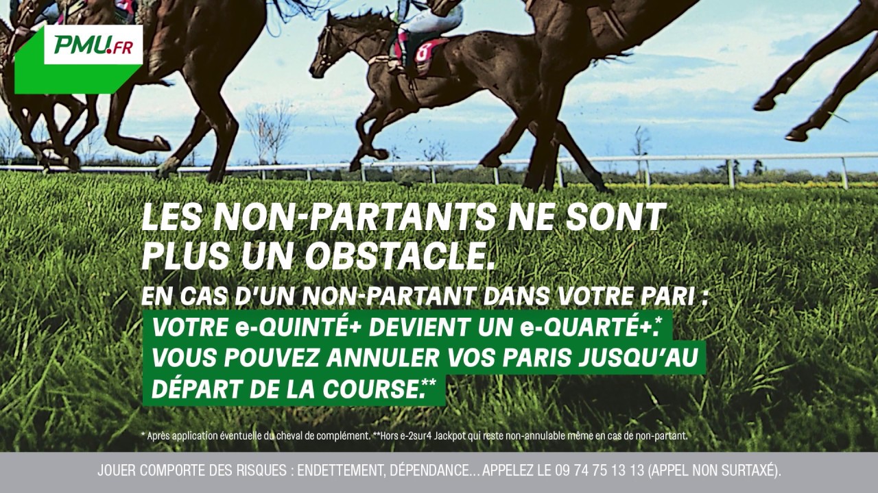 Découvrez nos nouveautés en cas de nonpartant dans votre pari sur pmu