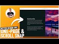 Master scroll snap with bricks  creative web design tutorial