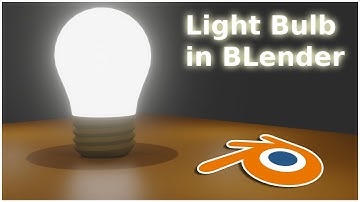 How to make a Light Bulb in Blender [ Blender for Beginners ]