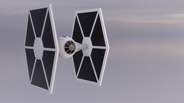 Imperial Tie Fighter Blender Tutorial Part 2