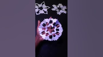 Secret Behind Perfect Snowflakes! 😍😍 #shorts #youtubeshorts  #youtube