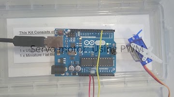 Arduino servo motor control using PWM
