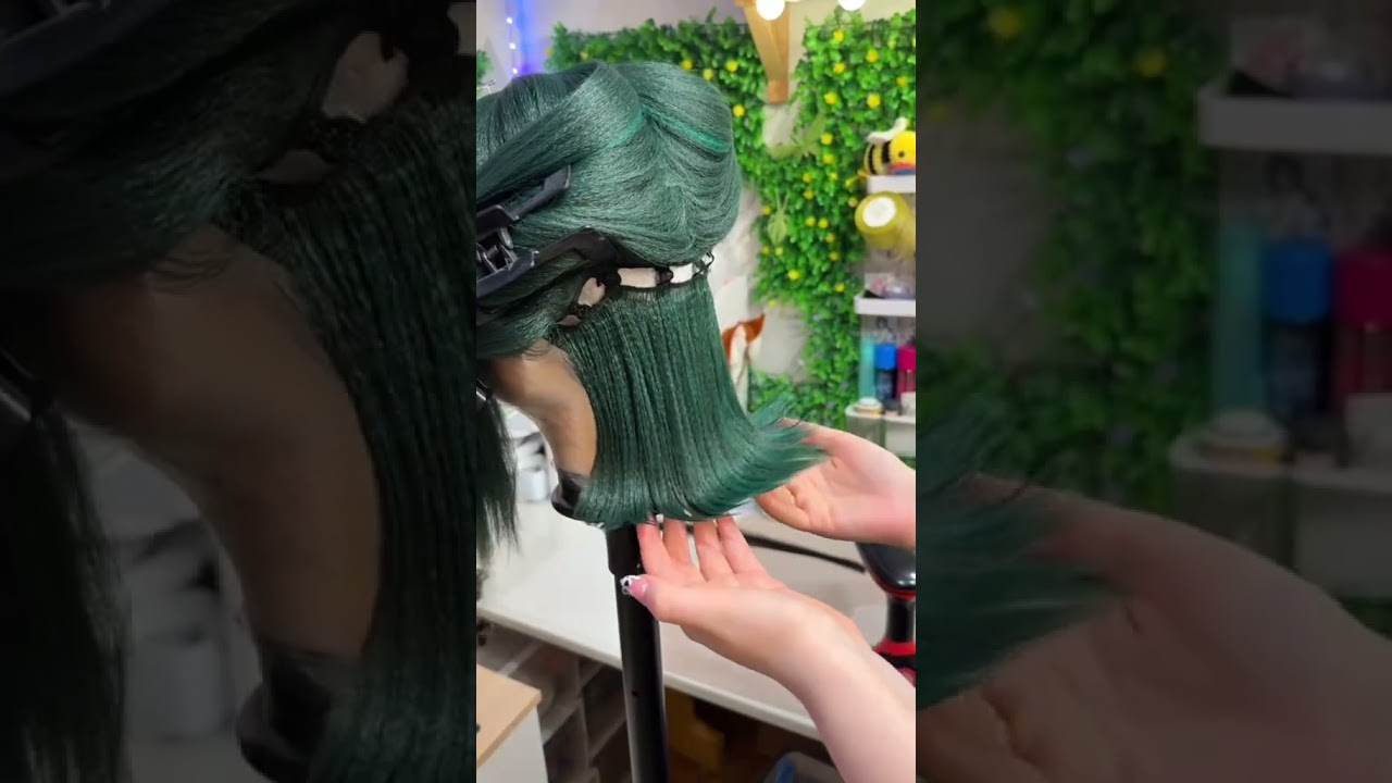 Как сделать свою укладку парика НАСТОЛЬКО крепкой #косплей #wigs