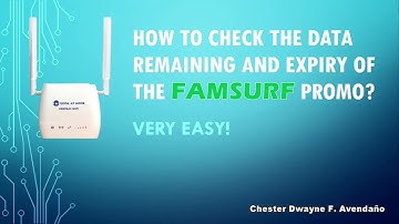 How To Check FamSURF Balance | Globe Prepaid WiFi
