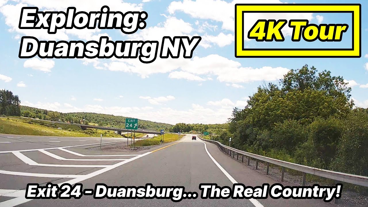 Duanesburg New York Exit 24 off I88 Driving [4k] YouTube