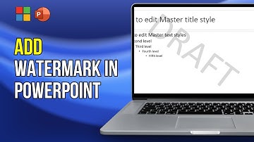 How to Add a Watermark in Powerpoint | Microsoft