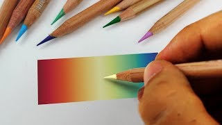colored pencil baby oil blending tutorial 