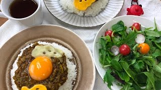 レンジのみ！超簡単「かぼキーマカレー」の作り方