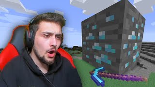 ماين كرافت لقيت اكبر بلوكه دايموند في العالم  ! MINECRAFT GIANT Diamond