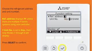 Function Setting Options on the PAR-33MAA