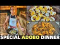 SPECIAL FILIPINO CHICKEN ADOBO - Beach House Family Dinner In The Philippines