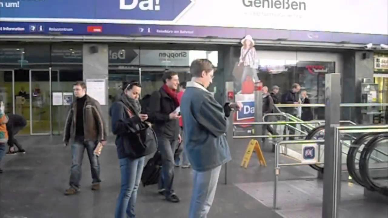 Flashmob Graz - Freeze Hauptbahnhof 21.11.2009