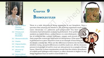 Ch 9 Biomolecules Class 11 NCERT Audio Book | Biology Class11 AudioBooks | NCERT Reading Only