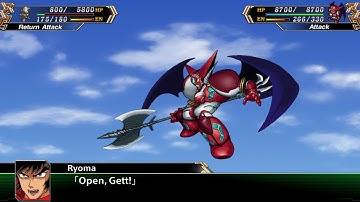 Super Robot Wars V Shin Getter All Attack
