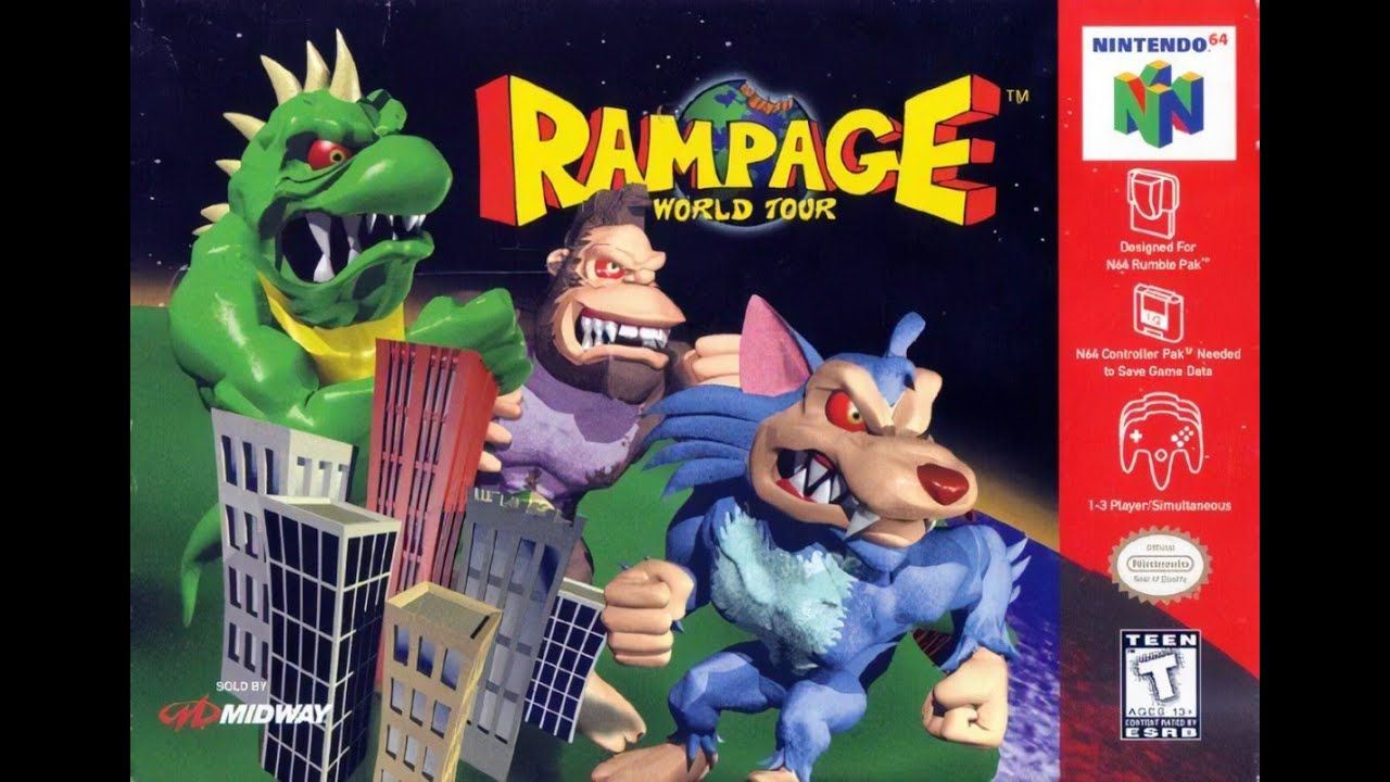 (10) Rampage: World Tour N64 - Only a few more ScumLabs to Go!