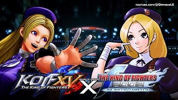 KOF XV - HINAKO SHIJO COMPARISON WITH KOF 2002 UM