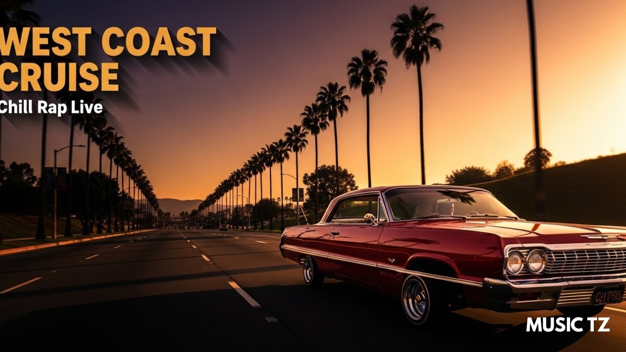 West Coast Rap Lounge Live – Chillhop G-Funk Playlist | LA Night Flow