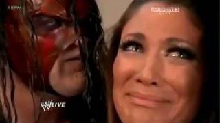 WWE RAW 2/6/12 Kane Scares Eve Torres