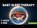 7-Hour Sleep Session: Womb Sounds with Heartbeat &amp; Brown Noise | Overnight Baby Sleep