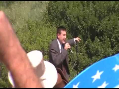 Pastor Steve Anderson - Beaten By Police - Tells His story - Gilbert Tea Party - July 4th 2009