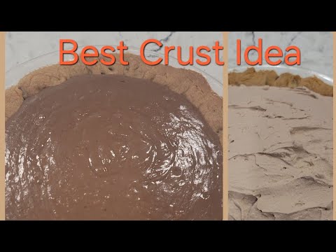 Best Chocolate Cream Pie with a Cookie Crust #baking #chocolate #pie #foodie #fyp #homemade #fypシ