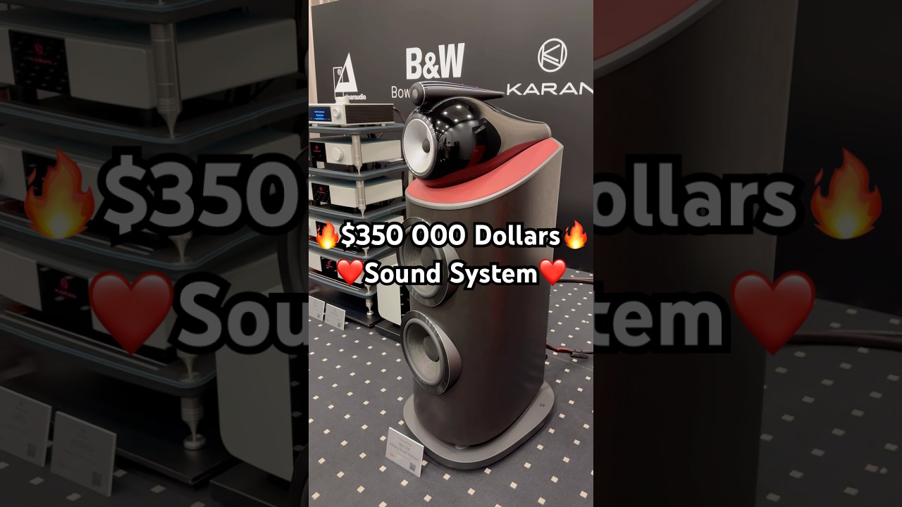 🔥 Стереосистема за $350 тыс. ❤️ Аудиофильские Hi-End-колонки B&W Abbey Road Limited Edition за $7...