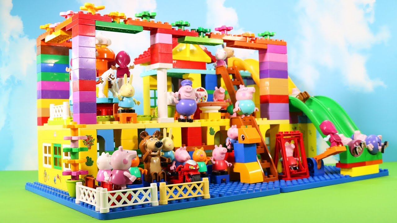 Peppa Pig Legos House Construction Sets Lego Duplo House With