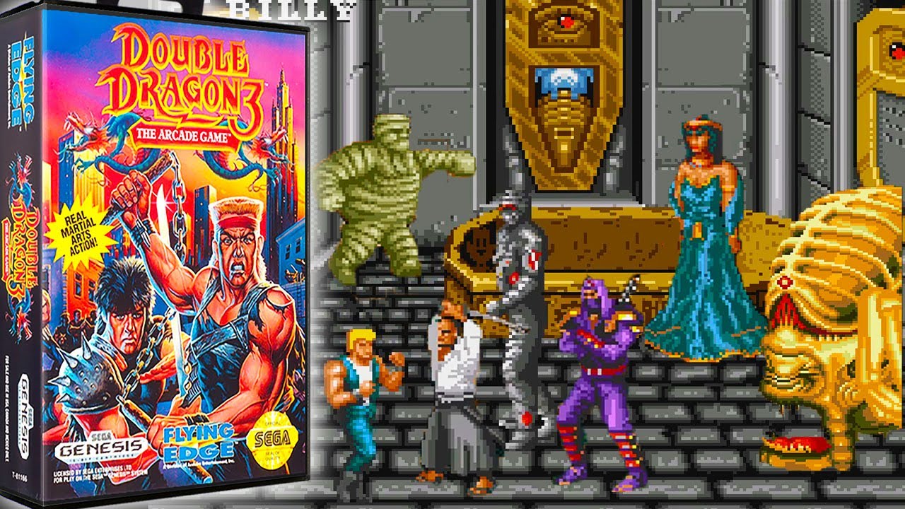 Double Dragon 1 arcade gameplay playthrough longplay 