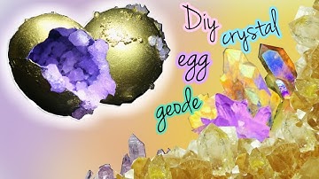 DIY Borax Crystal Egg Geodes | Borax Crystals- Part 2|