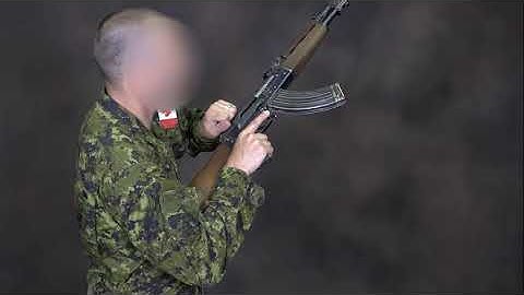 Canadian Forces - AK47/RPK Drills - Load, Ready, Unload