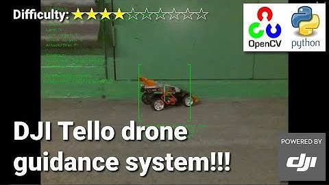 $99 DJI Tello converted to homing drone | AI Computer Vision Target Tracking Tech