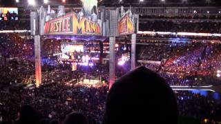 WWE Wrestlemania 29: CM Punk and The Undertaker Entrances Live